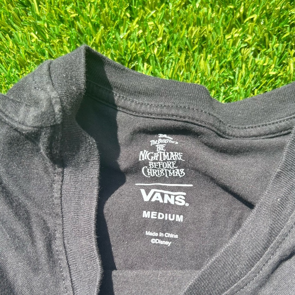 Vans X Disney Nightmare Before Christmas Jacks Checks Shirt Skellington Crop M - Picture 4 of 9